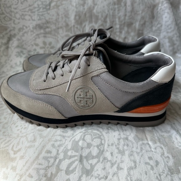 Tory Burch Logo Sawtooth Women's Multicolor Sneakers size 8.5 - Picture 6 of 16